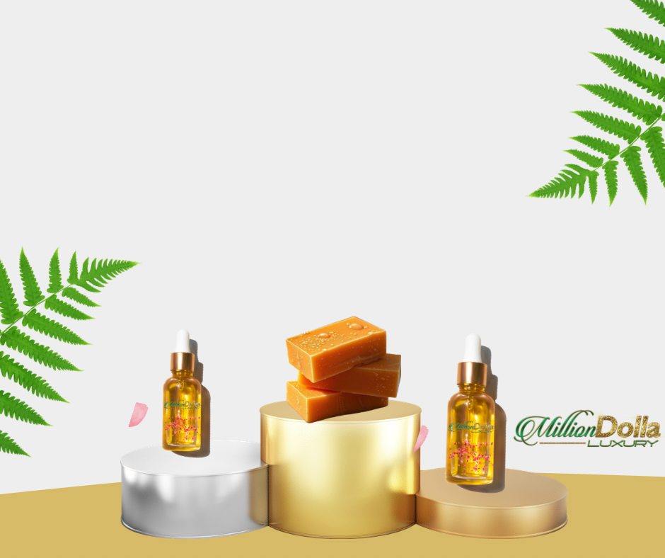 Papaya Soap & 1oz Bottle of Rose Oil