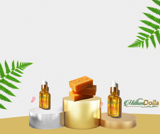 Papaya Soap & 1oz Bottle of Rose Oil